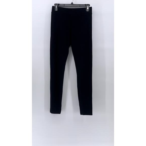 LOU & GREY FOR LOFT Women's Black Solid High-Rise Pull-On Casual Leggings SZ S - Picture 1 of 10